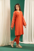 Rust Embroidered CO-ORD Set