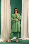 Green Embroidered CO-ORD Set