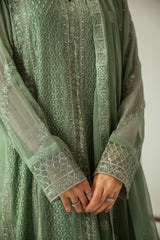 Frosted Patel 3PC Embroidered Chiffon Suit