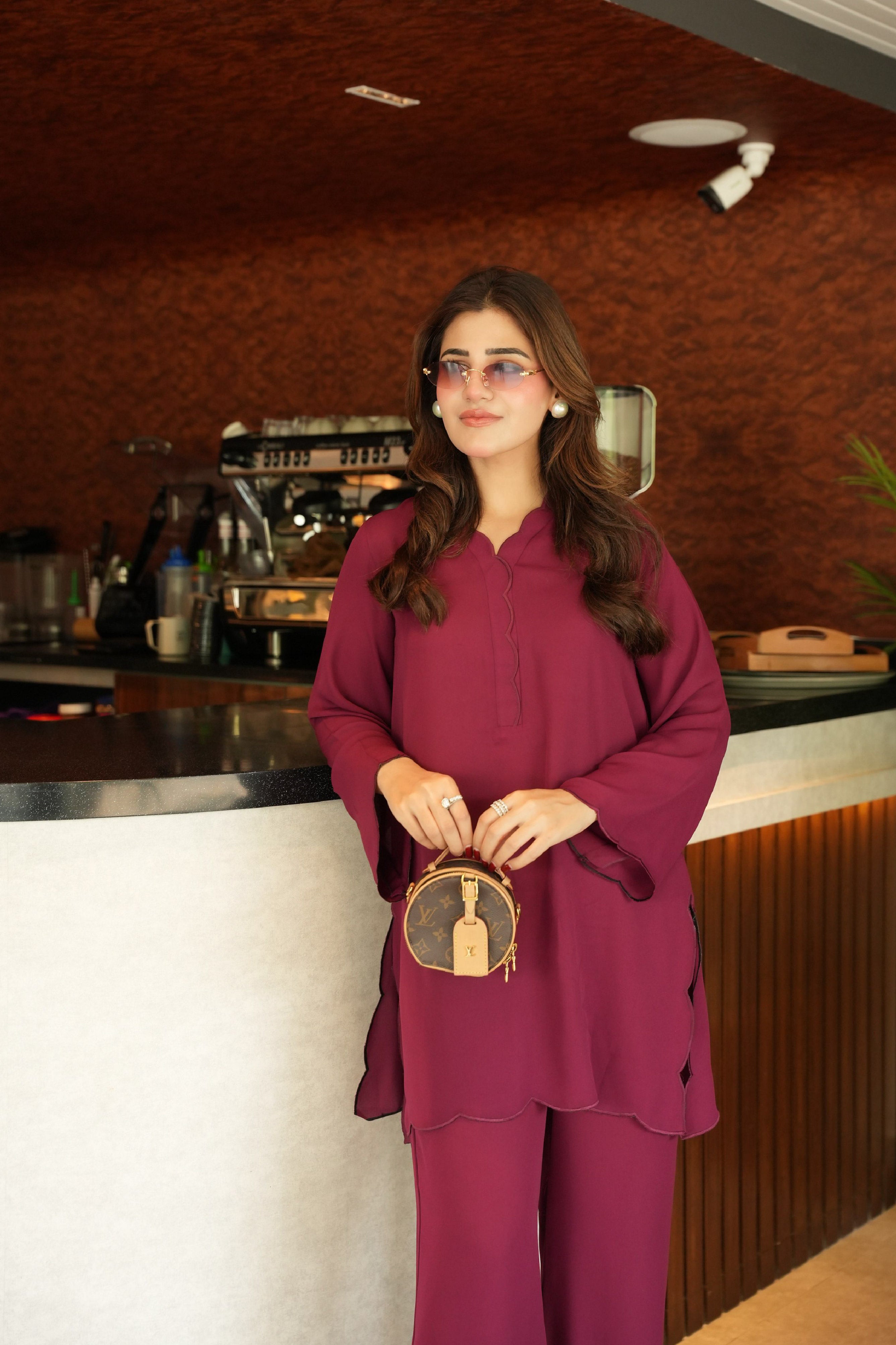 Maroon Co-ord